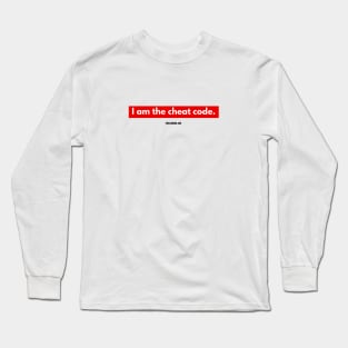 I am the cheat code - Light Long Sleeve T-Shirt